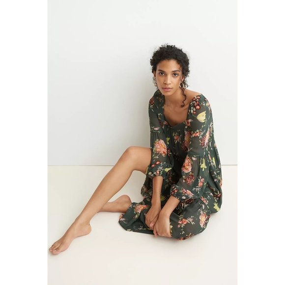 NWT Anthropologie Evelin Maxi Dress XS - Picture 5 of 8